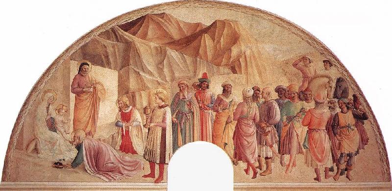 GOZZOLI, Benozzo Adoration of the Magig dg oil painting picture